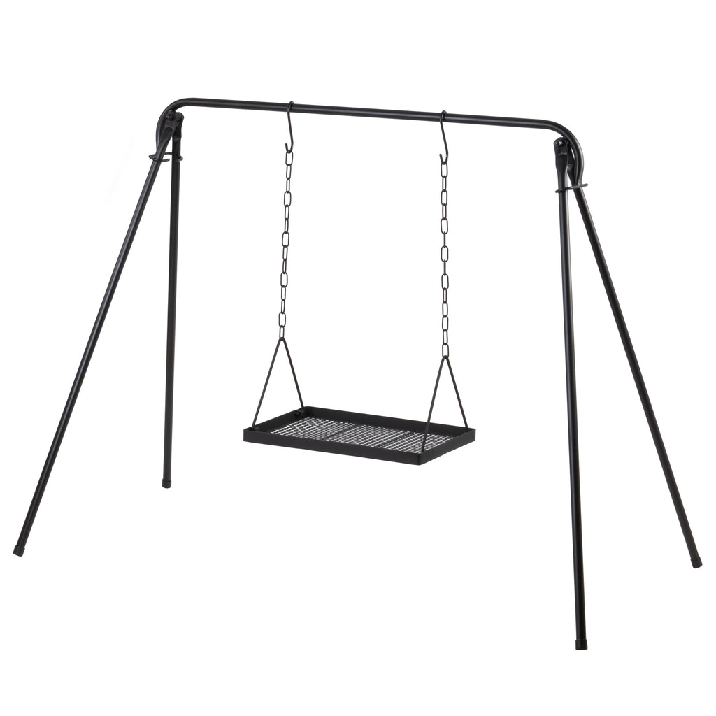 Grill swing set, 10 pieces, including 8 hooks