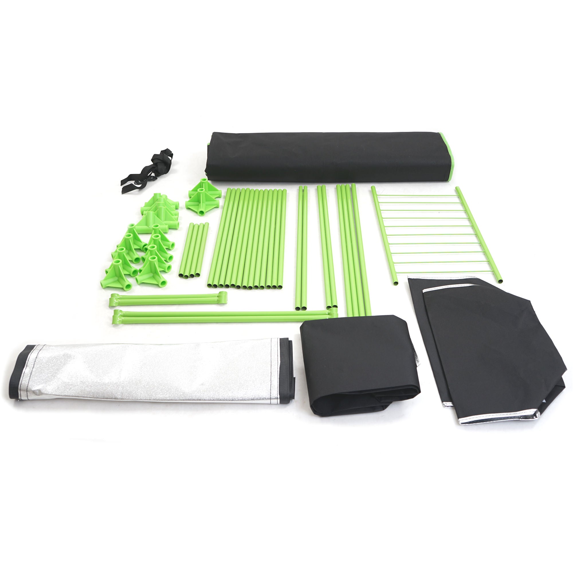 Zuchtzelt, 90 x 60 x 135 cm, schwarz/grün, Pflanzenzucht Indoor