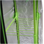 Tente de culture, 90 x 60 x 135 cm, noir/vert, pour la culture de plantes d'intérieur