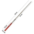 Brochettes pour barbecue, lot de 10, en acier inoxydable, avec manche en bois