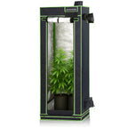 Tente de culture, noire/verte, pour la culture de plantes d'intérieur