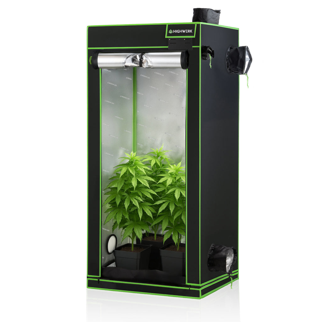 Grow tent, black/green, indoor plant cultivation