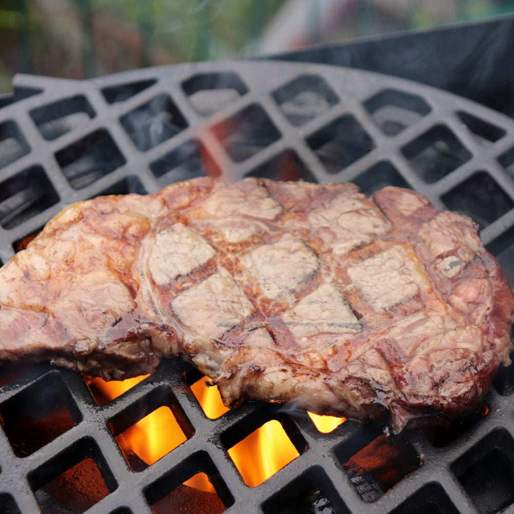 Grille de barbecue, Ø 30 cm, en fonte, pour barbecue kettle de 57 cm