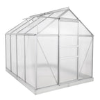 Greenhouse, 250 x 190 cm, 6 mm panels, 4.75 m², aluminum