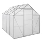 Greenhouse, 250 x 190 cm, 6 mm panels, 4.75 m², aluminum