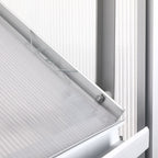 Greenhouse, 430 x 190 cm, 6 mm panels, 8.17 m², aluminum