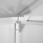 Greenhouse, 250 x 190 cm, 6 mm panels, 4.75 m², aluminum