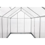 Greenhouse, 310 x 190 cm, 6 mm panels, approx. 5.90 m², aluminum