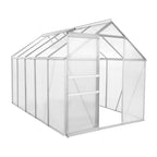 Greenhouse, 310 x 190 cm, 6 mm panels, approx. 5.90 m², aluminum