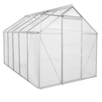 Greenhouse, 310 x 190 cm, 6 mm panels, approx. 5.90 m², aluminum