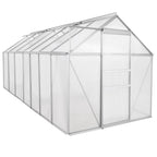 Greenhouse, 430 x 190 cm, 6 mm panels, 8.17 m², aluminum