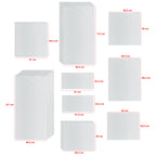 Plaques de polycarbonate alvéolaire, lot de 31, 6 mm, plaques de remplacement