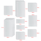 Plaques de polycarbonate alvéolaire, lot de 42, 6 mm, plaques de remplacement