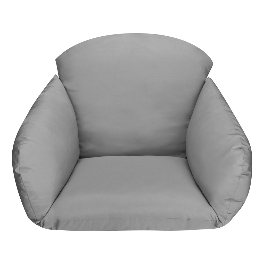 Fauteuil suspendu, assise ronde, structure comprise