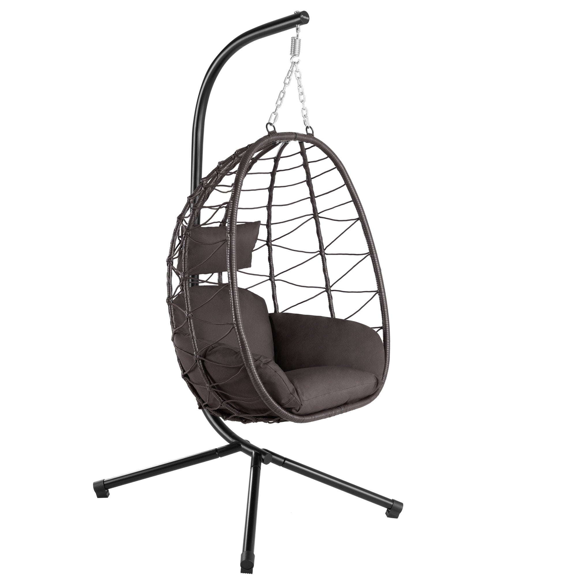 Hanging chair, round seat, including frame