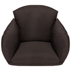 Fauteuil suspendu, assise ronde, structure comprise