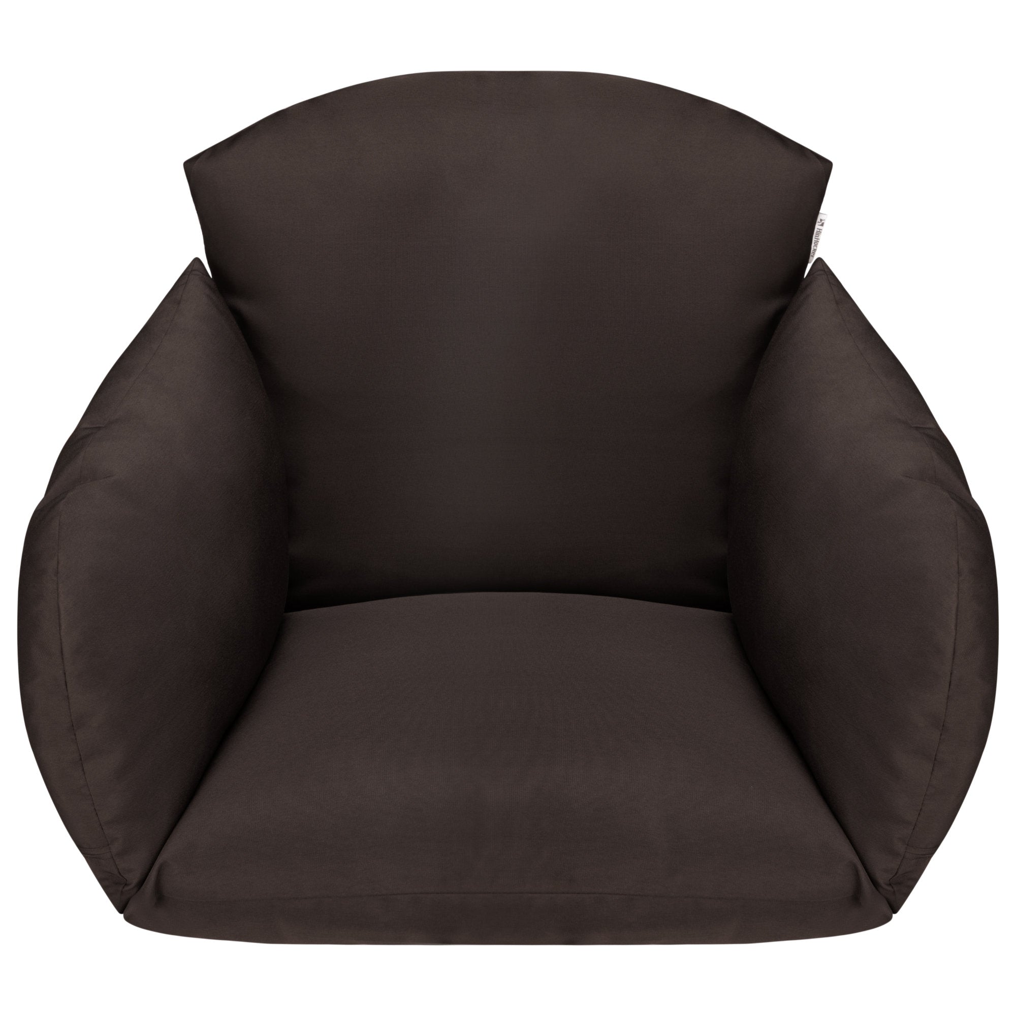 Fauteuil suspendu, assise ronde, structure comprise