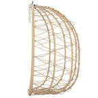 Fauteuil suspendu, assise ronde, structure comprise