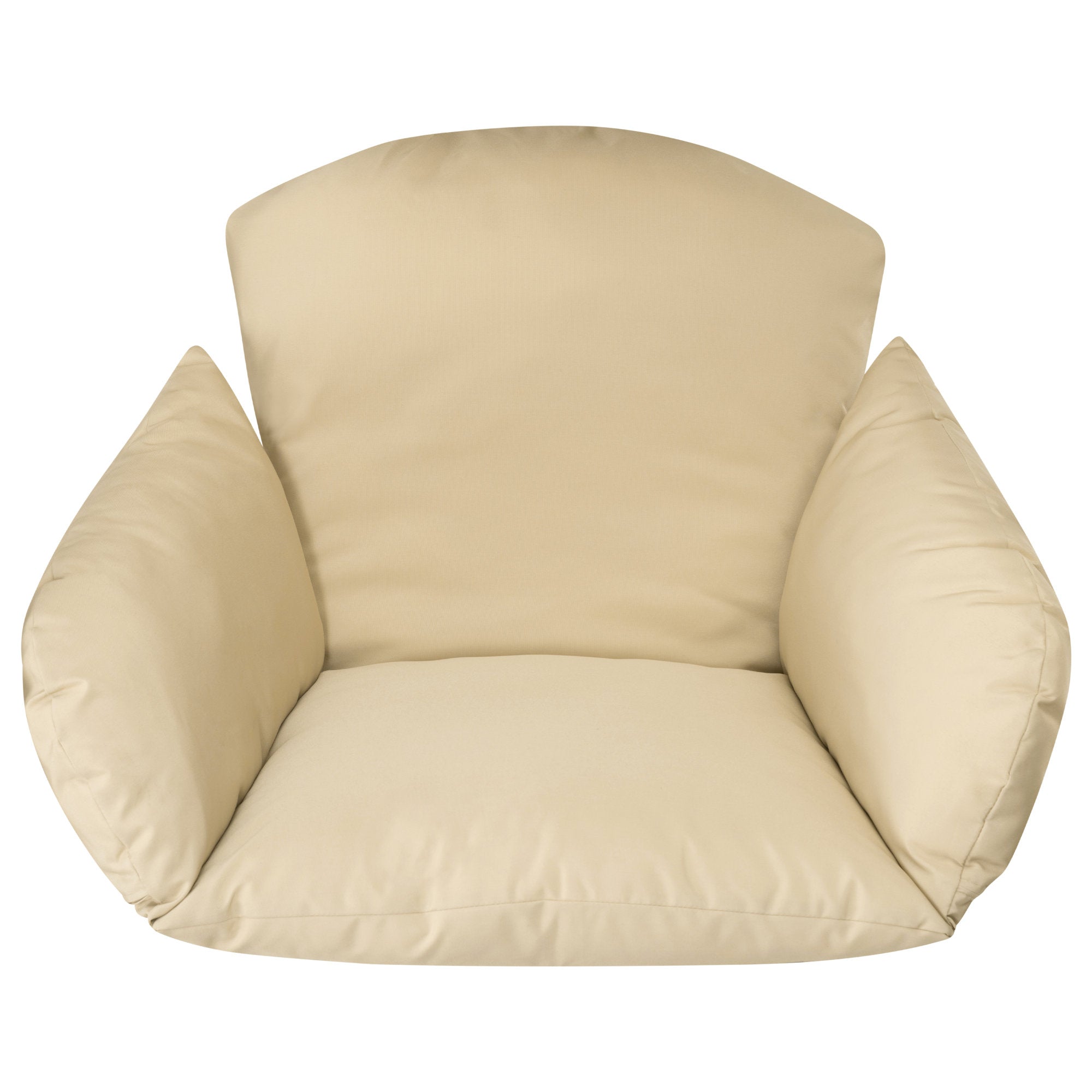 Fauteuil suspendu, assise ronde, structure comprise