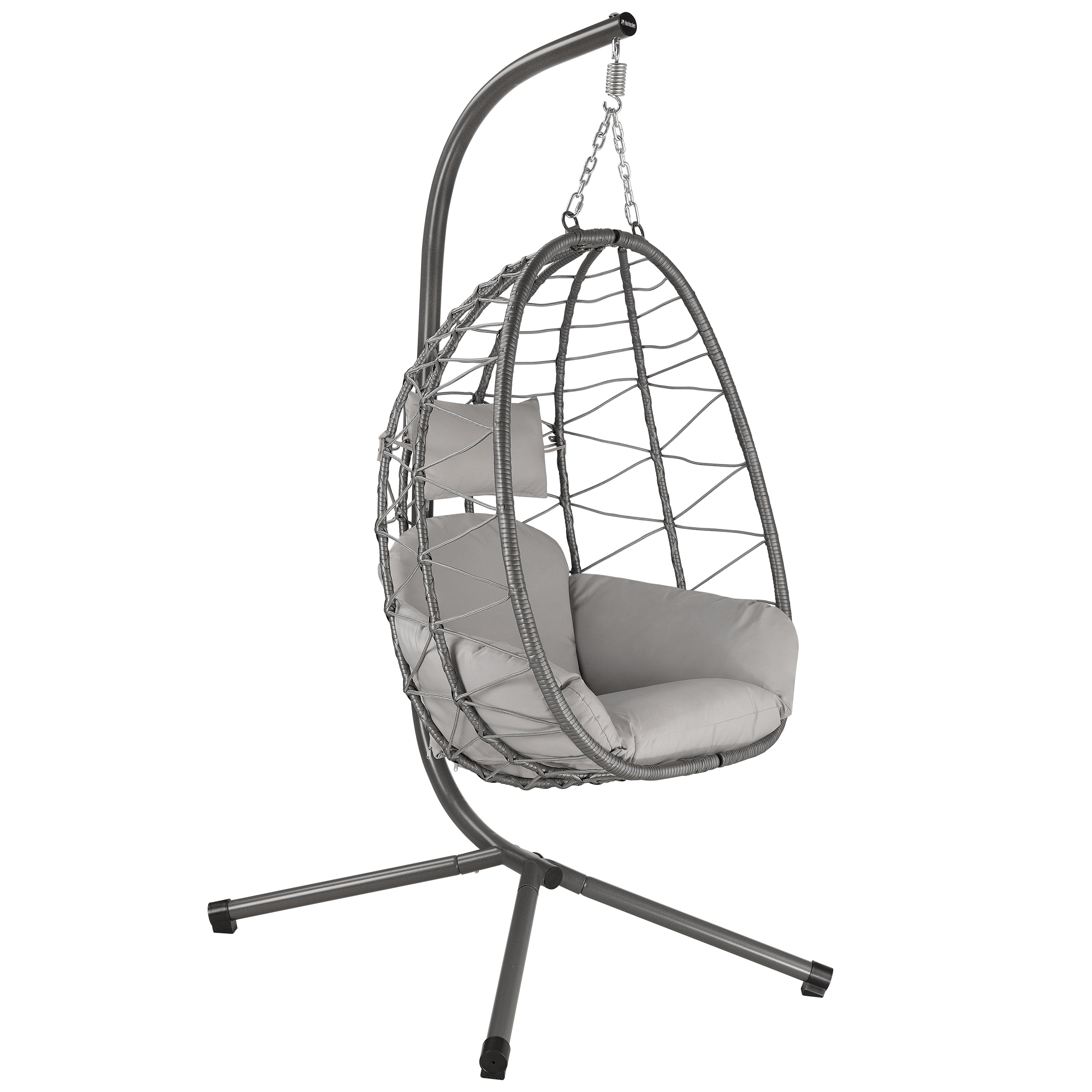 Hanging chair, round seat, including frame