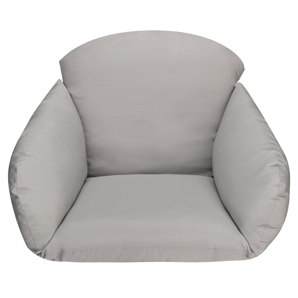 Fauteuil suspendu, assise ronde, structure comprise