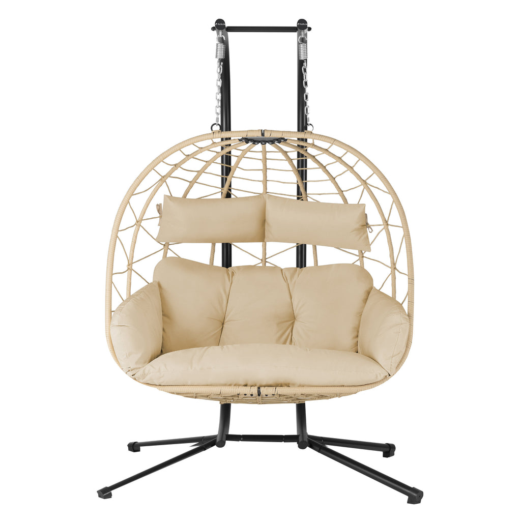 Fauteuil suspendu XXL, pour 2 personnes, structure incluse