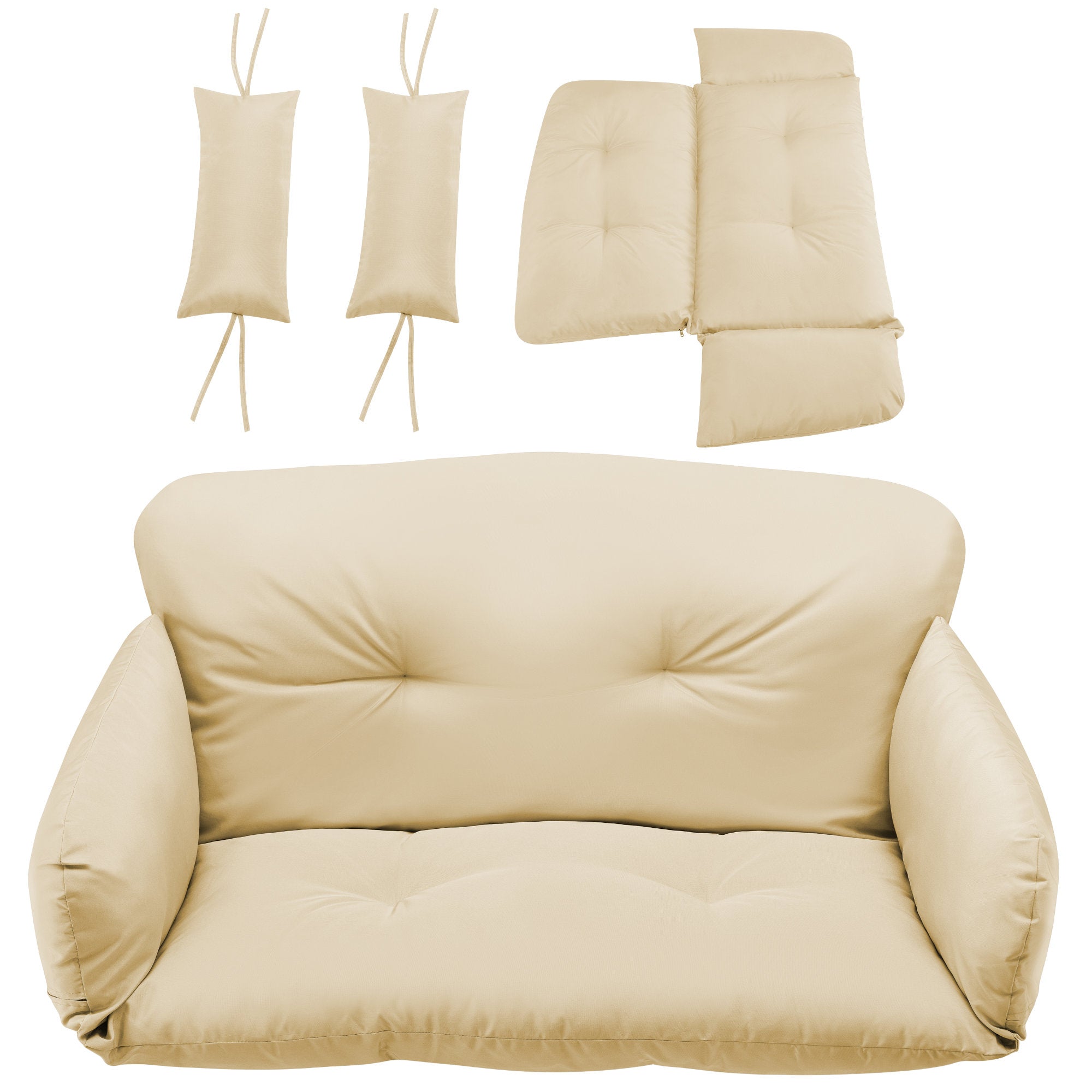 Fauteuil suspendu XXL, pour 2 personnes, structure incluse