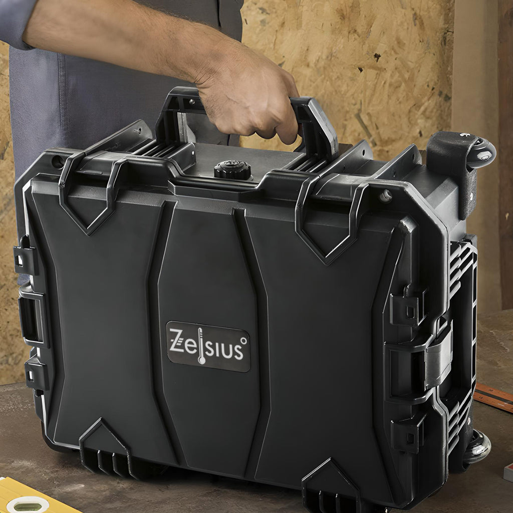 Transport case, 18 liters, including tool bag insert and wheels