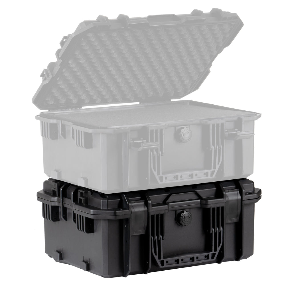 Transport case, 18 liters, including foam padding