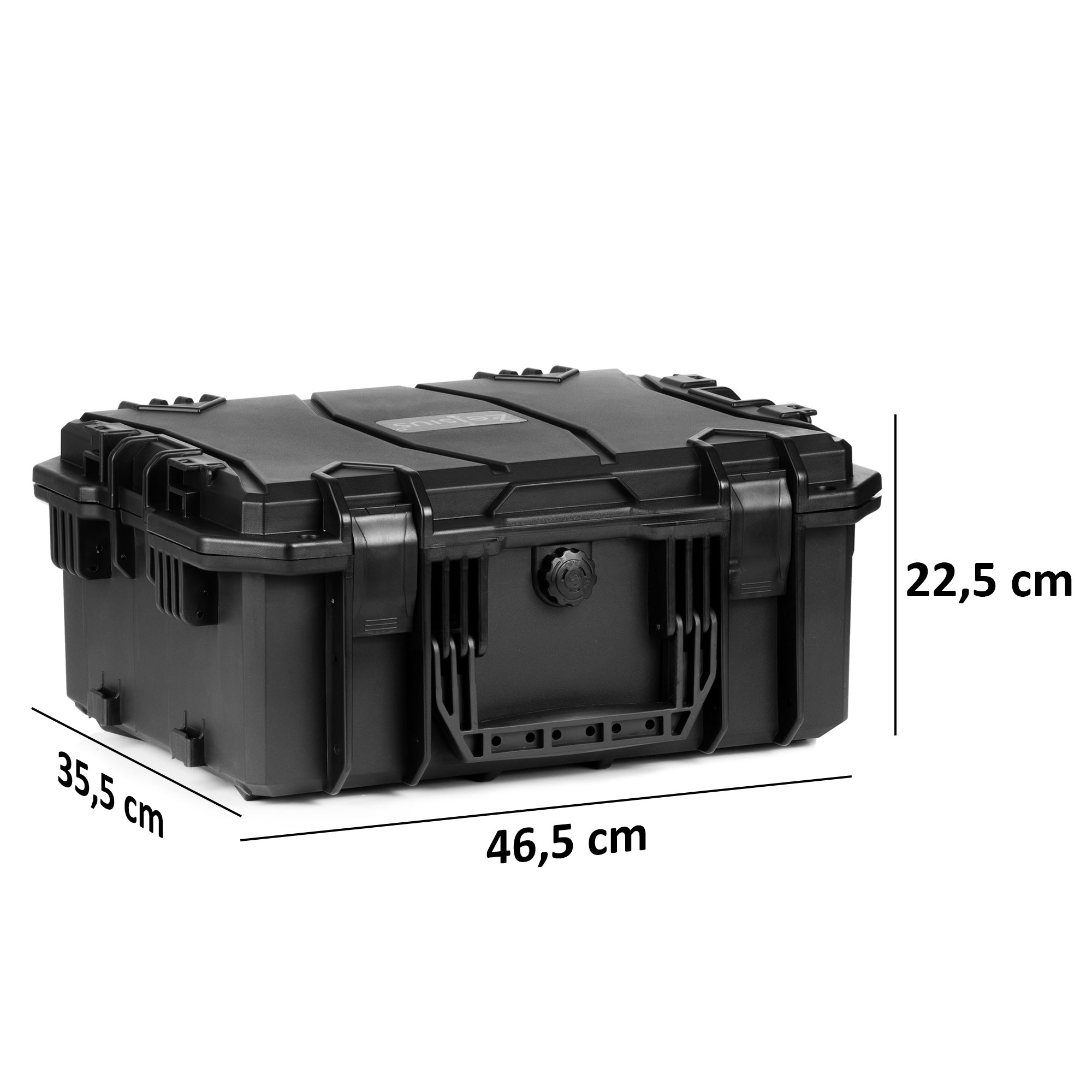 Transport case, 18 liters, including foam padding