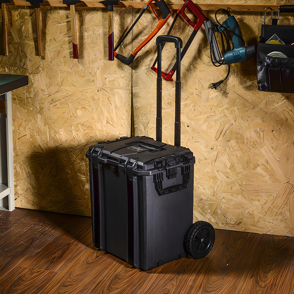 Transport case, 55.5 liters, including wheels