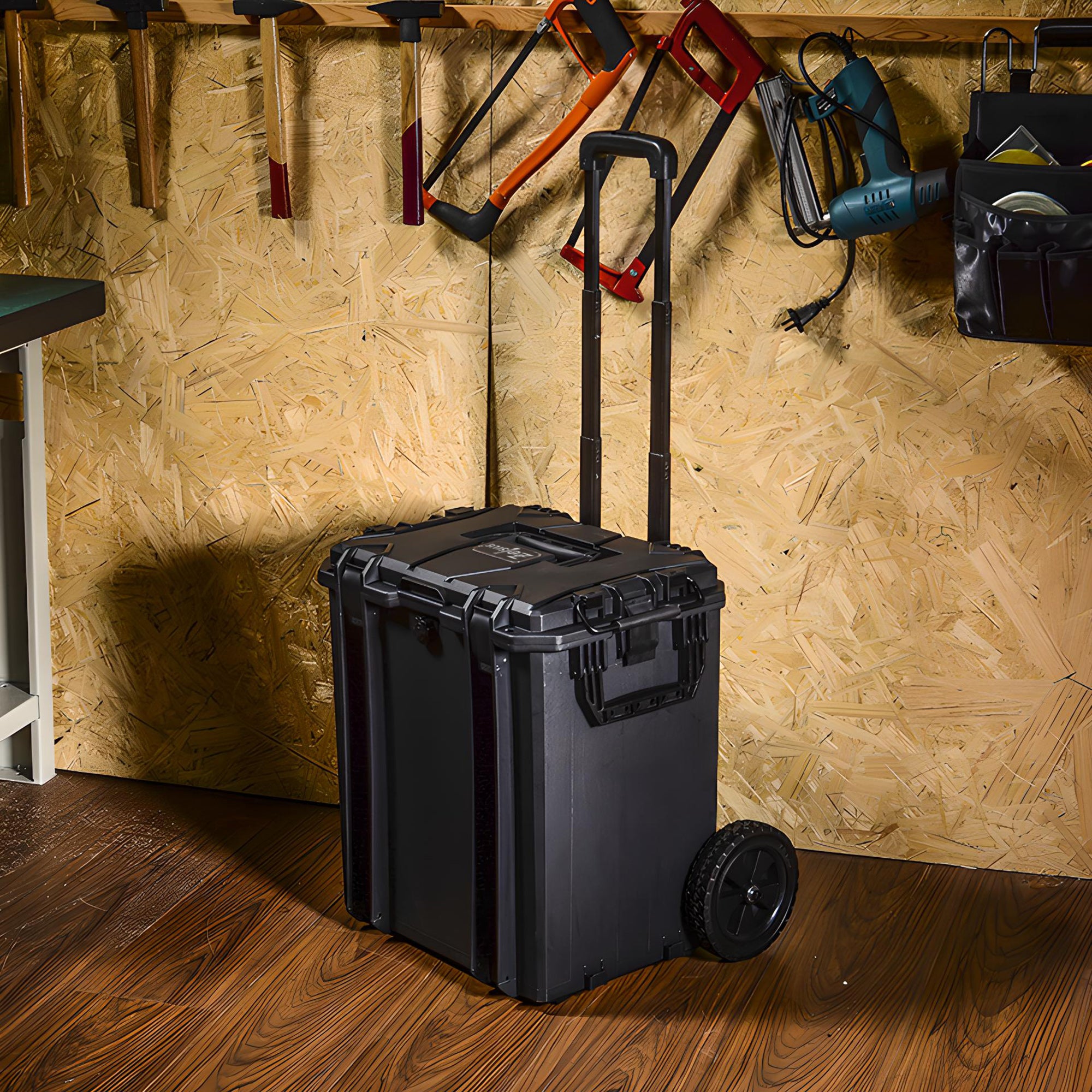 Transport case, 55.5 liters, including wheels