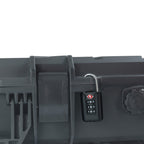 Gun case for long guns, 23.5 liters, including foam padding and TSA combination lock