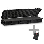 Gun case for long guns, 23.5 liters, including foam padding and TSA combination lock
