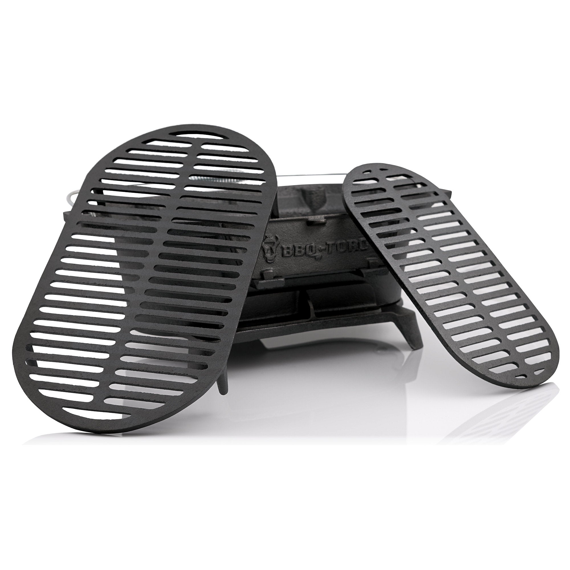 Marmite à griller, 50 x 25 x 23 cm, en fonte, avec grille, style Hibachi