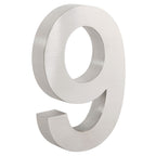 Numéro de maison « 0-9 », acier inoxydable