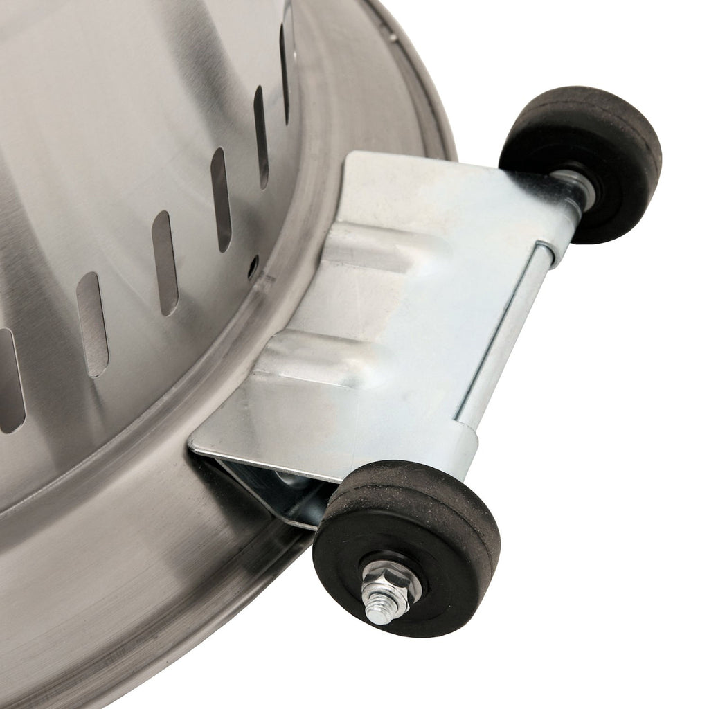 Gas patio heater "Graz", Ø 43 x 152 cm, 10 kW, stainless steel