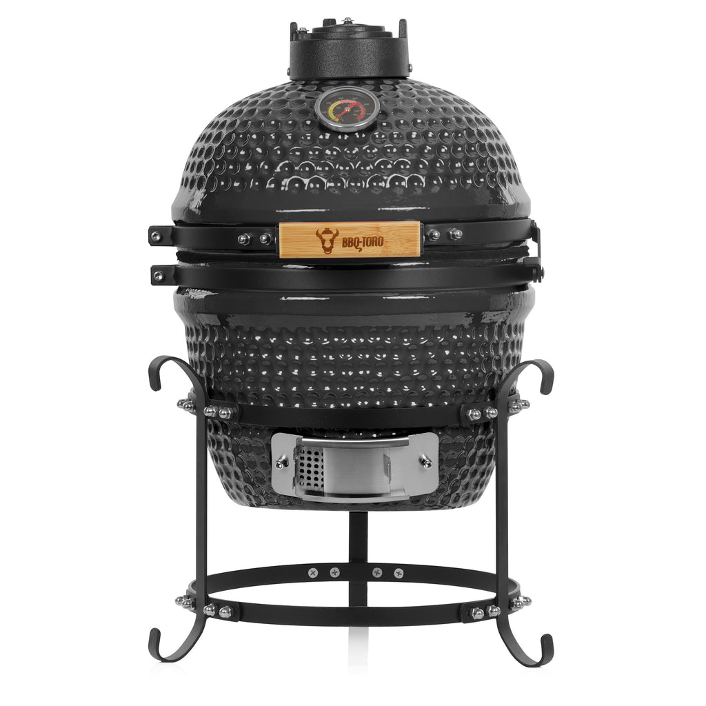 Kamado charcoal grill "HAIIRO", Ø 32 cm, incl. grill grate and thermometer