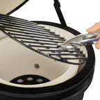 Kamado Holzkohlegrill "HAIIRO", Ø 32 cm, inkl.Grillrost und Thermometer