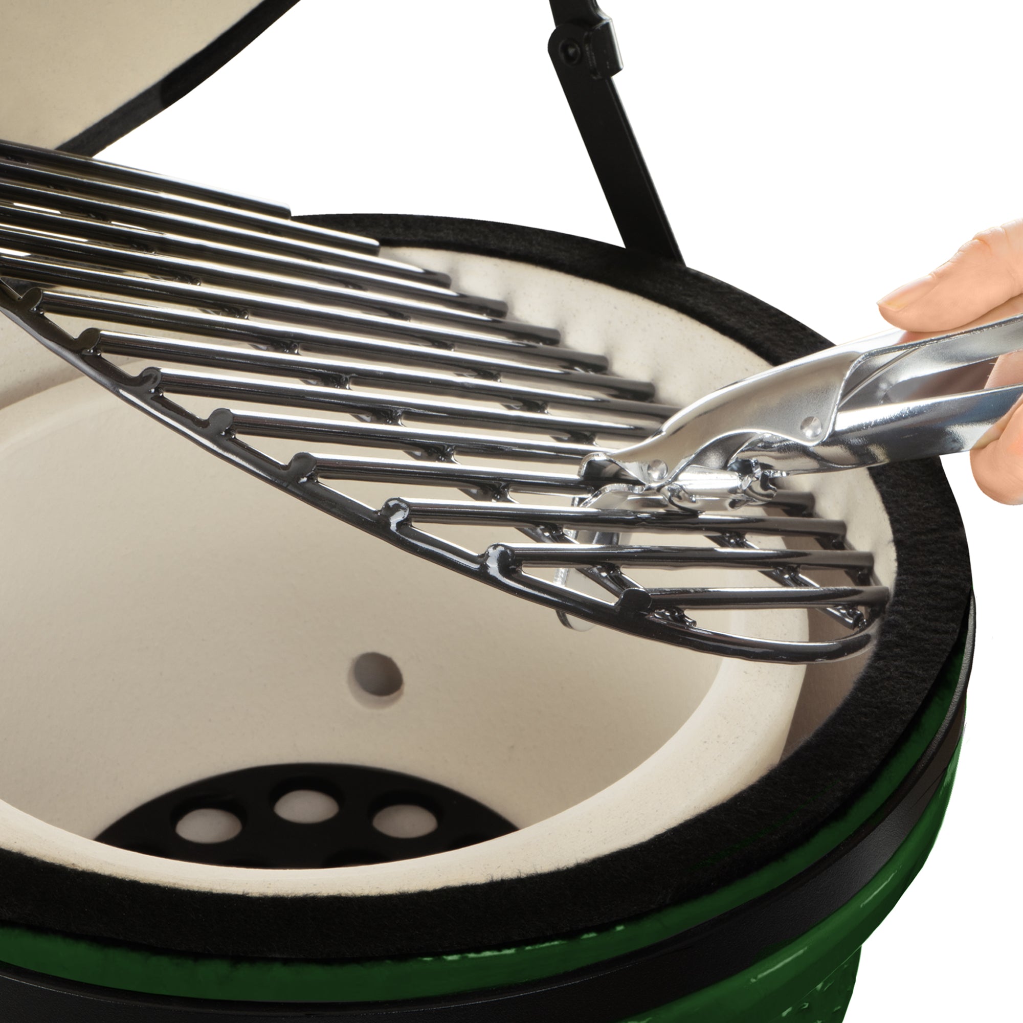 Kamado charcoal grill "HAIIRO", Ø 32 cm, incl. grill grate and thermometer