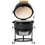 Kamado Holzkohlegrill "HAIIRO", Ø 32 cm, inkl.Grillrost und Thermometer