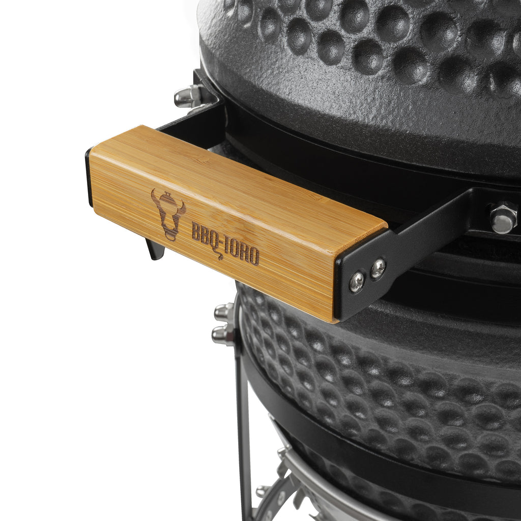 Kamado charcoal grill "HAIIRO", Ø 32 cm, incl. grill grate and thermometer