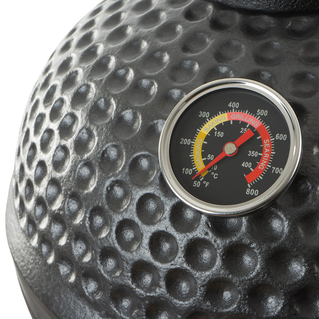 Kamado charcoal grill "HAIIRO", Ø 32 cm, incl. grill grate and thermometer