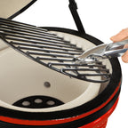 Kamado Holzkohlegrill "HAIIRO", Ø 32 cm, inkl.Grillrost und Thermometer