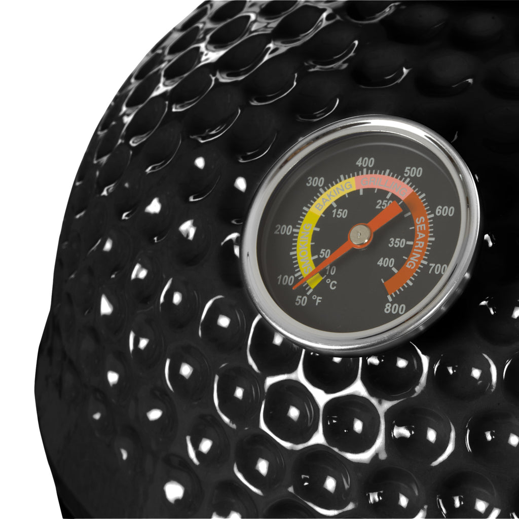 Kamado charcoal grill "HAIIRO", Ø 32 cm, incl. grill grate and thermometer