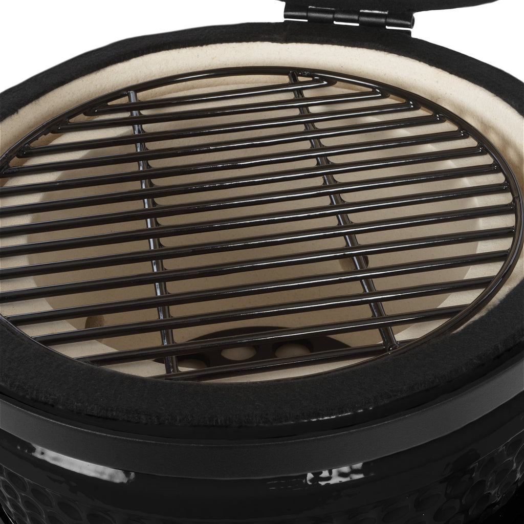Kamado charcoal grill "HAIIRO", Ø 32 cm, incl. grill grate and thermometer