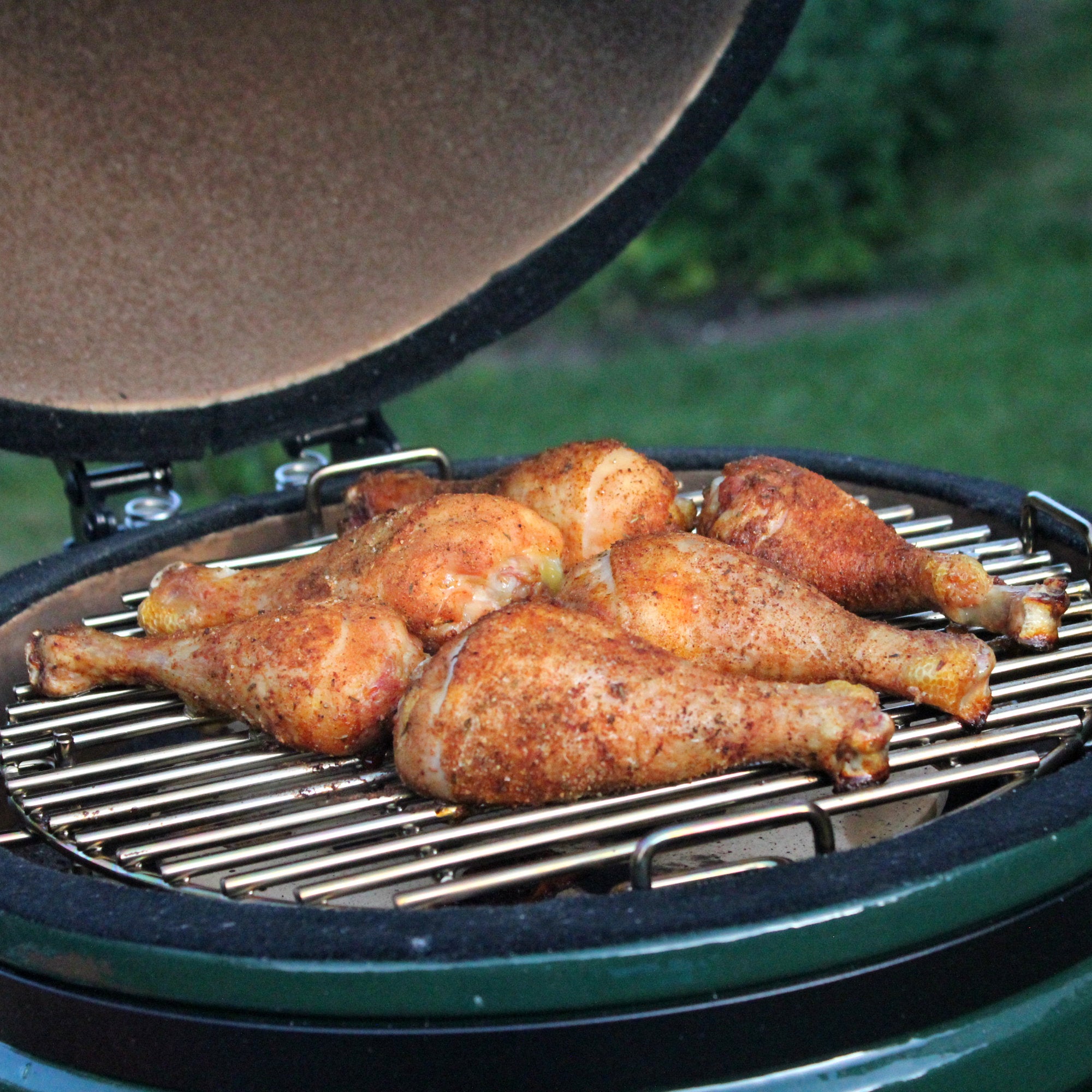 Kamado charcoal grill "SHIRO", Ø 39 cm, incl. thermometer and wooden handles