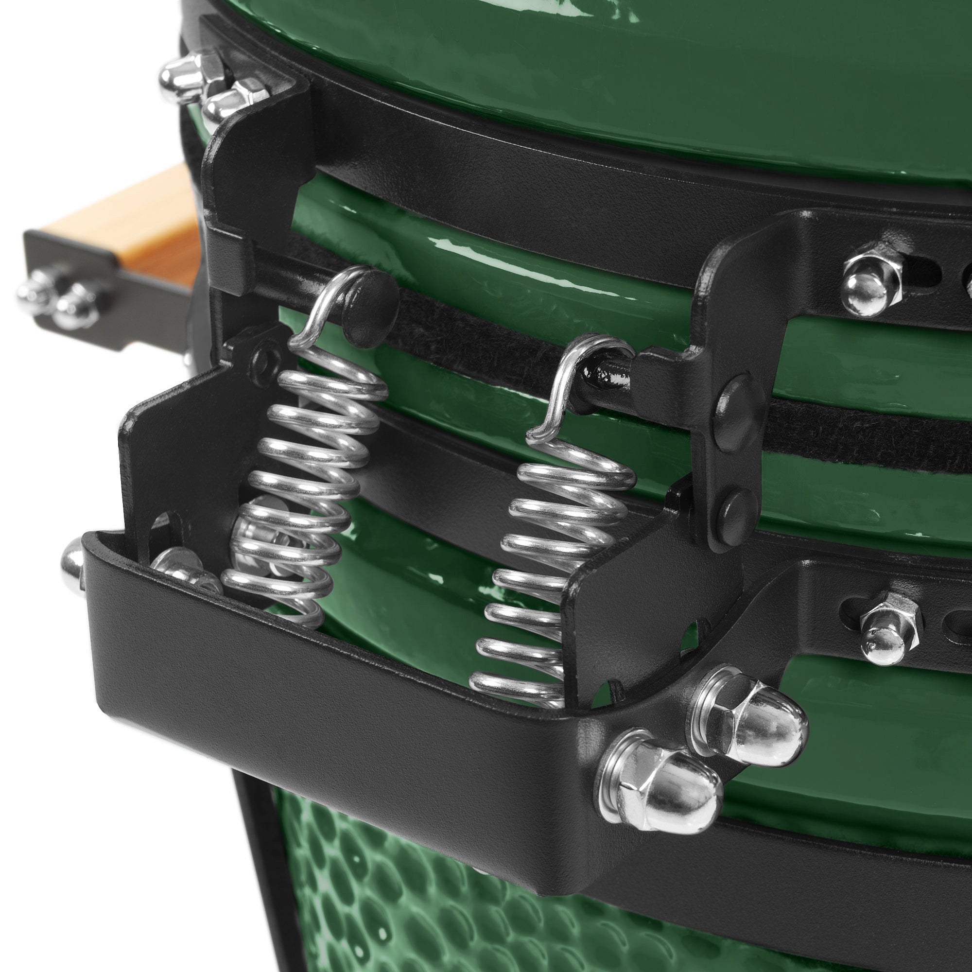 Kamado charcoal grill "SHIRO", Ø 39 cm, incl. thermometer and wooden handles