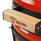 Kamado Holzkohlegrill "SHIRO", Ø 39 cm, inkl. Thermometer und Holzgriffen