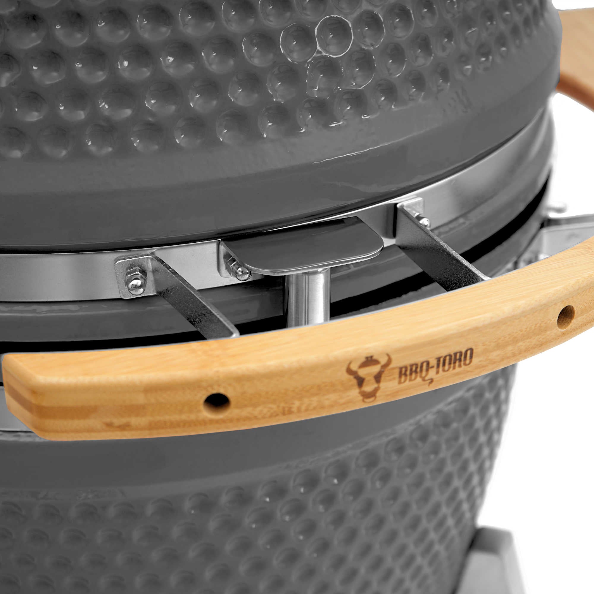 Barbecue à charbon de bois Kamado « KURO », Ø 52 cm, avec grille et thermomètre